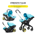 Baby Stroller Multifunctional Car Seat 3 in 1 For Newborn , Infant Buggy Safety Cart Carriage