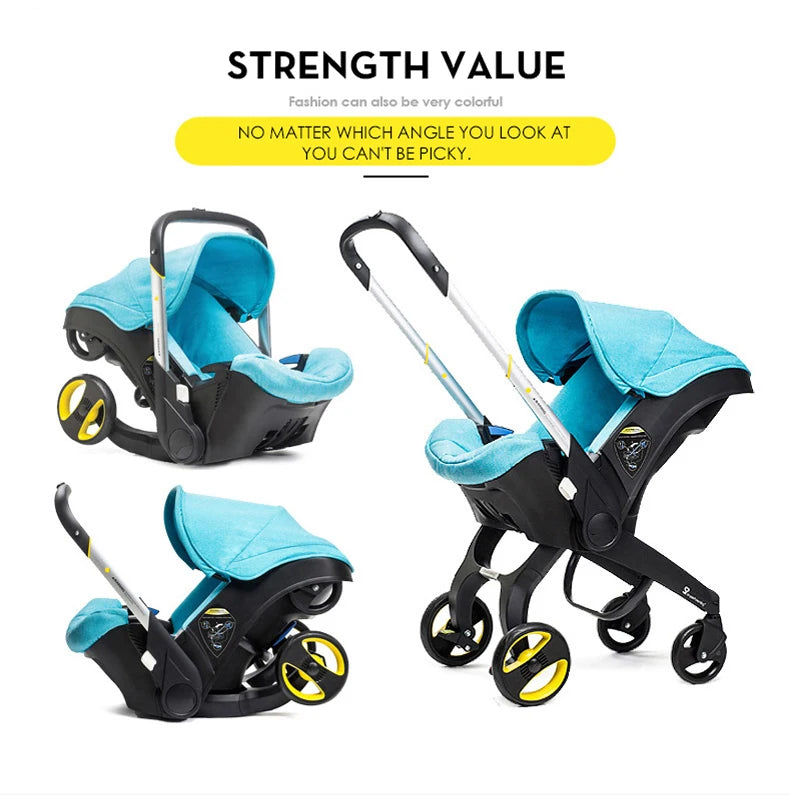Baby Stroller Safety Car Seat 
Cart Carriage Lightweight Multi-functional
Travel System Baby Pushchair