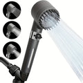 High Pressure Shower Head ,
Scalp Massager,   Shampoo Brush - Softens Hard Water - 3 Settings - Detachable Design