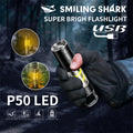 1pc Smiling Shark SD-5241 Camping Lantern, Mini Flashlight Type-C Charging&Long Lasting LED Tent Light Rechargeable for Camping