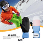Winter Warm Ski Gloves , Cycling , Mittens  Waterproof,  Snowboard , Female / Male