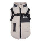 Pet Dog Jacket With Harness 
Winter Dog Clothes For Small Large Dogs 
Warm Waterproof  Coat Chihuahua