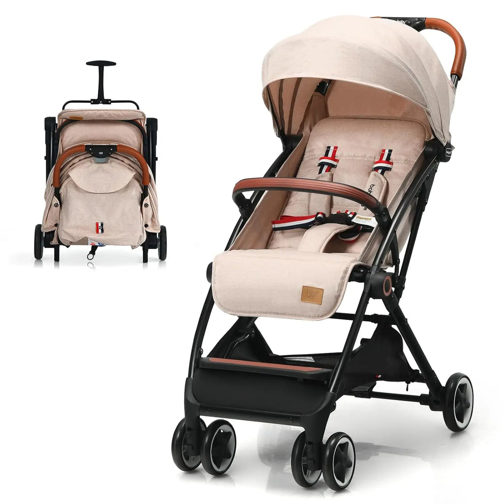 Lightweight Baby ,infant toddler Stroller, 
Compact Travel for Airplane,
 w/ 5-Point Harness, Adjustable Backrest
