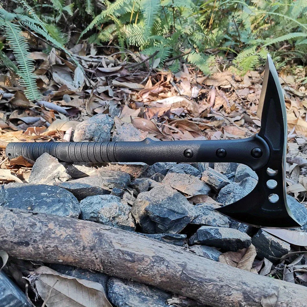 An outdoor tool.  Demon Axe, , 
Hack Axe, Camping Multipurpose Axe, suitable for lumberjacks, a must for outdoor work