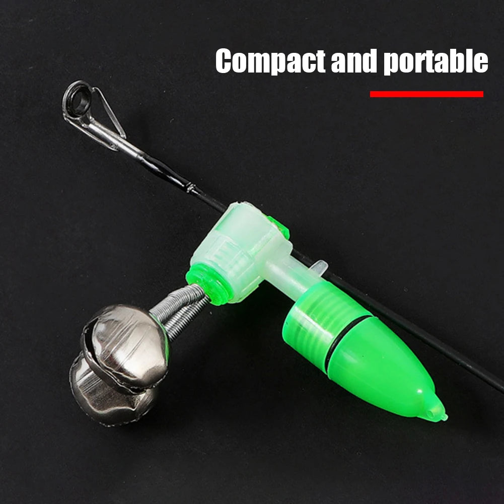 20-1PCS Fish Bite Alarm ,
Twin Spiral Bells,
 Fishing Indicator Bait Alarm. Outdoor Night Fishing Alarm Bell