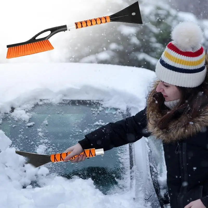 Ice Scrapers For Car Windshield Aluminum 
Detachable Snow Brush Heavy Duty Snow Scraper Ergonomic Car Accessories