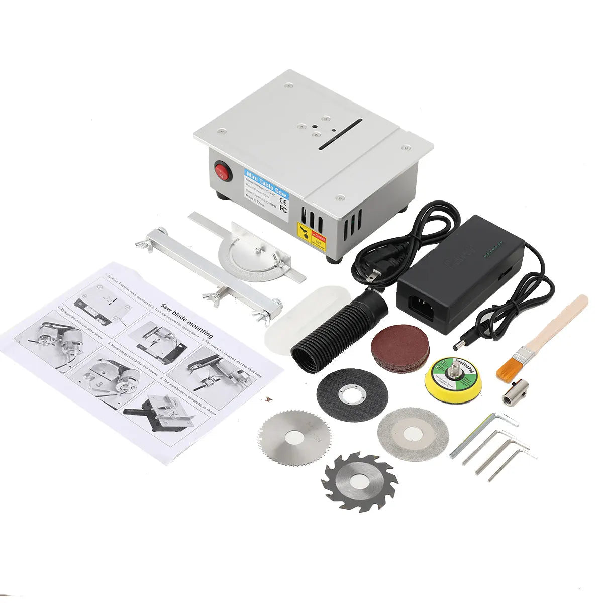 Mini Desktop Saw Multifunctional Table Saw 
Electric Household DIY Cutting Tool