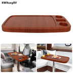 Removable Boat Table, 34X18 inch Rectangular Pontoon Marine,  
RV Top, Phone Holder,  ABS Waterproof and Anti-Aging