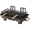 Marsh Allen 30052 Cast Iron Hibachi 10 by 18-Inch Charcoal Grill