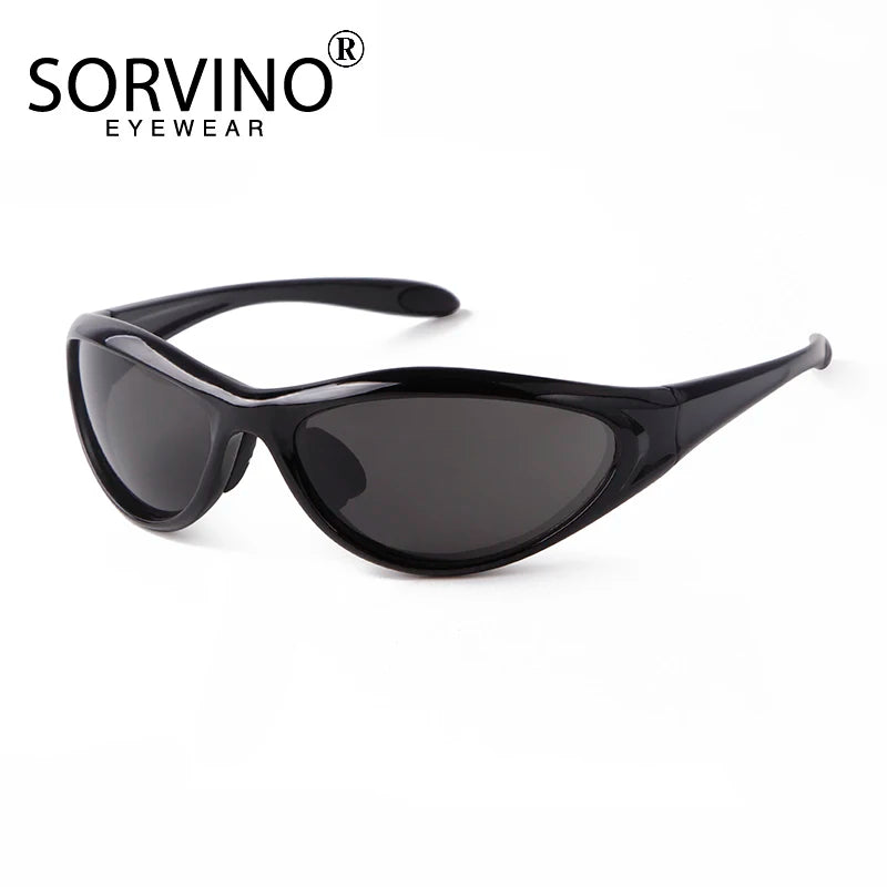 SORVINO Y2K Sunglasses Summer Spicy Girl Outdoor Bicycle Cycling Sports Sun Glasses Women Vintage Shades Fashion Punk Eyewear