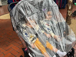 Lithe Double Stroller, Lightweight Side by Side Stroller,
 for Newborn and Toddler, Easy Fold, Spacious Seats with Recline, UPF50+