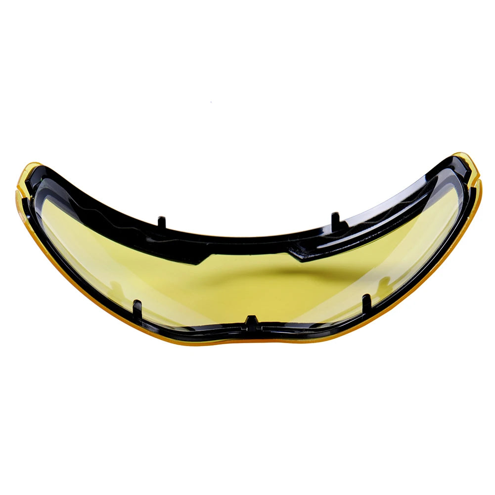 GOG 201 Lens Yellow Graced Magnetic Lens For Ski Goggles Spherical Ski Glasses Night Skiing Lens