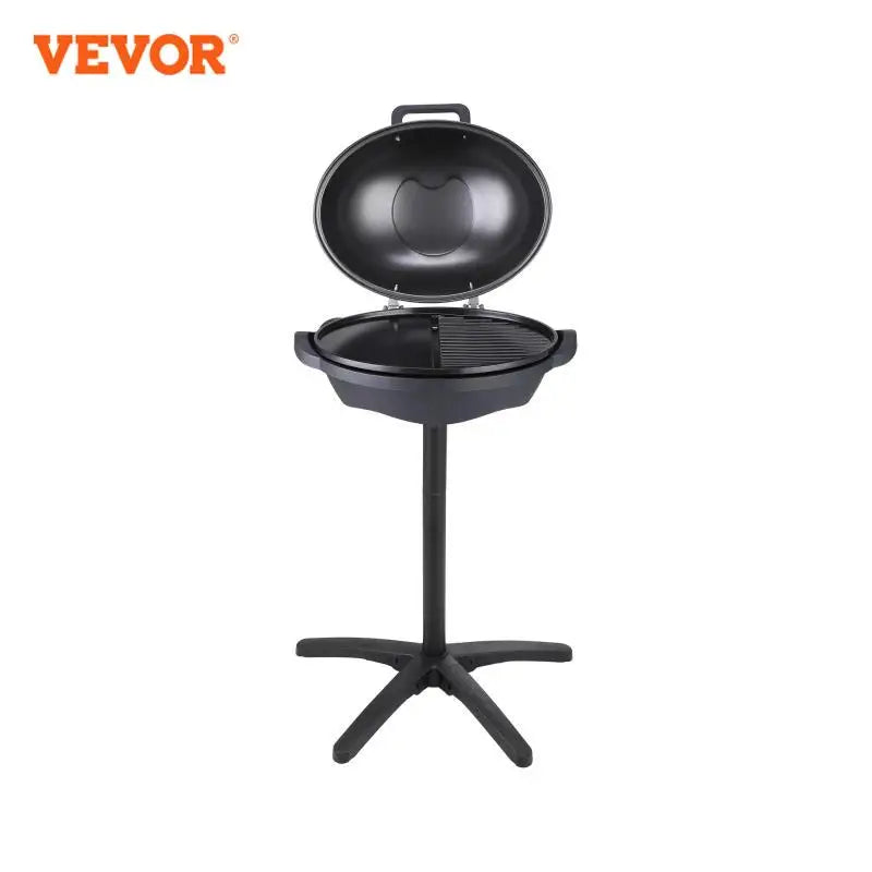 VEVOR Indoor/Outdoor Electric Grill, 1800W Electric BBQ Grill & 
2 Zone Grilling Surface Adjustable Temperature for Party Camping