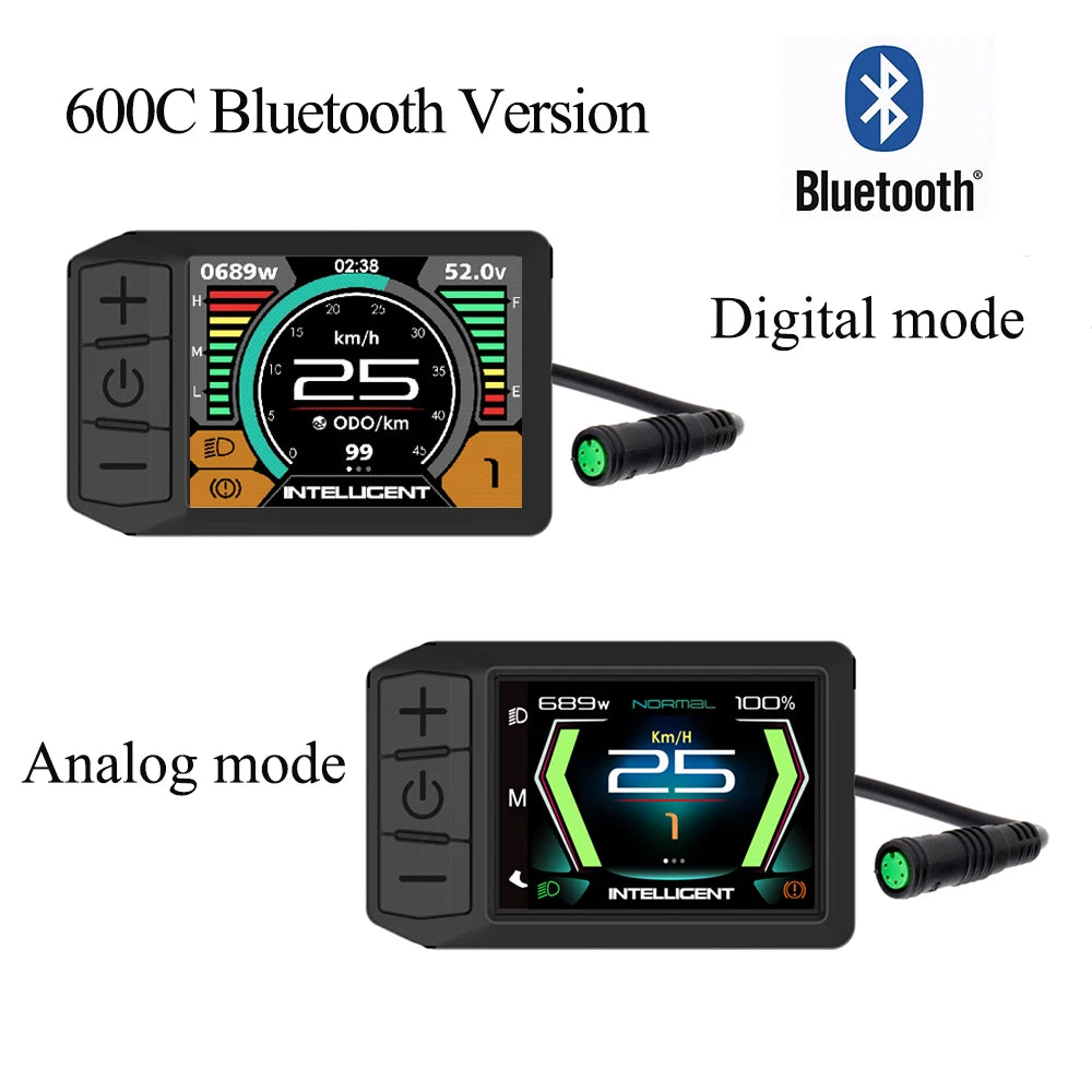 Bafang LCD Color Display Instrument 36V 48V 52V P860C 860C P850C 600C C965 DPC18 BF-UART Protocol Bluetooth 750W Motor E-bike