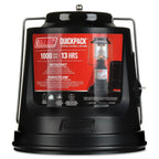 Quick-Pack 810 Lumens 2-Mantle Propane Lantern with Carry Case, Black, 

Bright Portable Camping Light