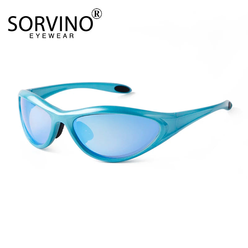 SORVINO Y2K Sunglasses Summer Spicy Girl Outdoor Bicycle Cycling Sports Sun Glasses Women Vintage Shades Fashion Punk Eyewear