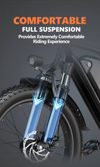 Kickwey LD20 Adult Electric Bike 1500w 32MPH 
48V20ah Mountain  20 Inch Fat Tire