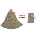 Sun shading hat, with chin strap