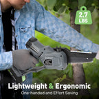 6-Inch Mini Chainsaw Powerful 
Cordless ---Rechargeable,,    Handheld Small Electric Saw 
Pruning Garden Tool ,  Tree Wood Cutting Power Tool