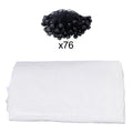 12x20ft Carport Replacement Canopy Cover, Protected Tarp with 76 Elastic Buckles Suit for Garage Shelter, Frame is Not Included