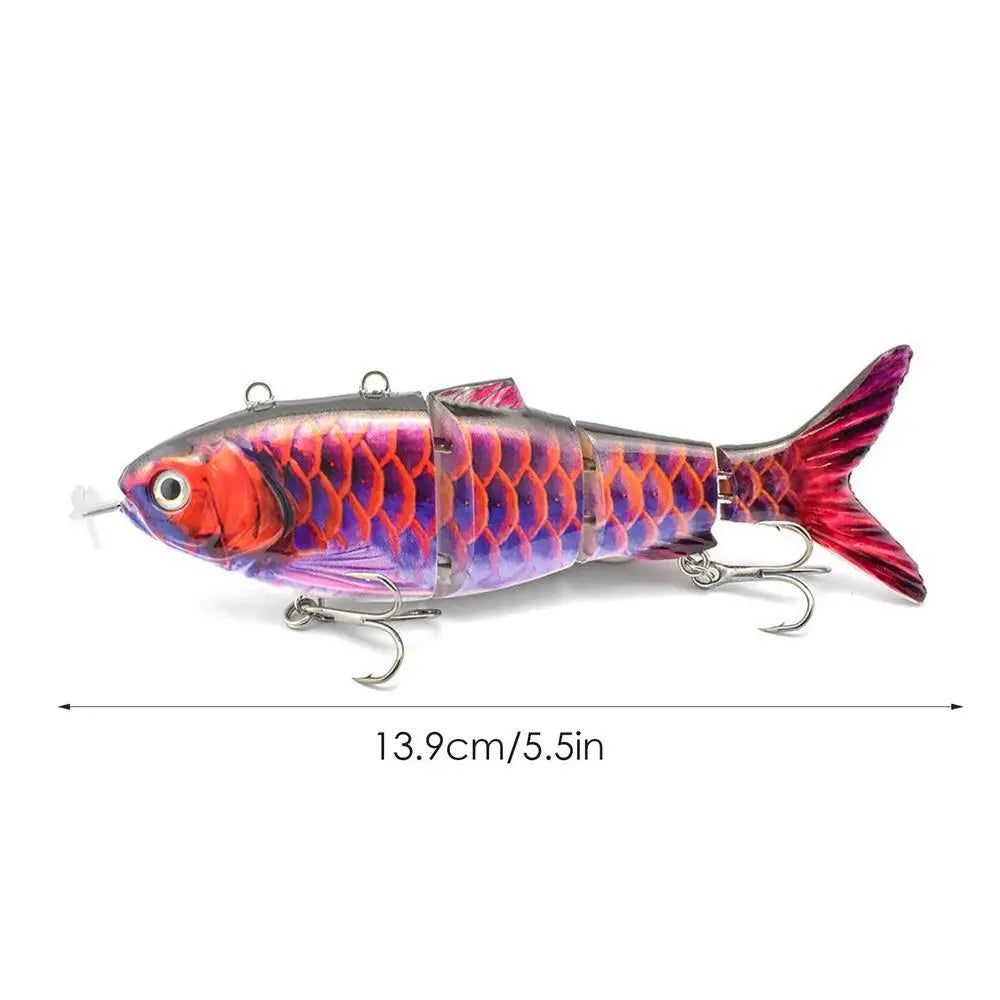 Robotic Fishing Lure USB Rechargeable Self Swimming  Smart Lure Automatic