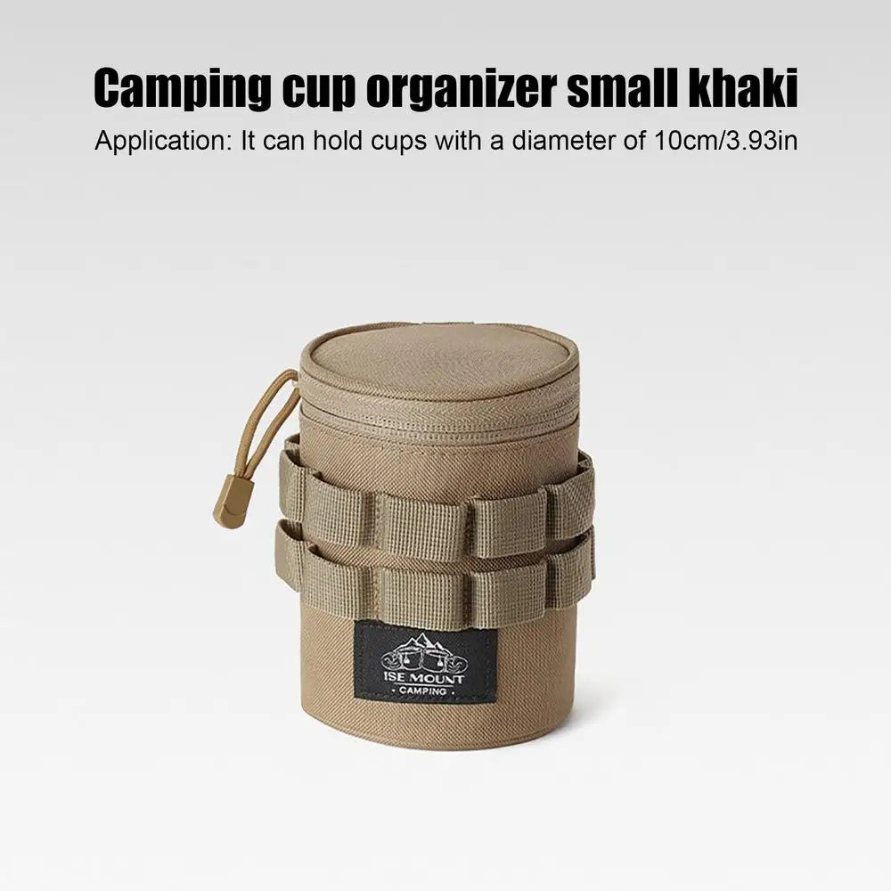 Water Bottle Storage Bag Water Bottle Carrier Pouch with Mesh Bag with Adjustable Handle for Outdoor Climbing Hiking Travel