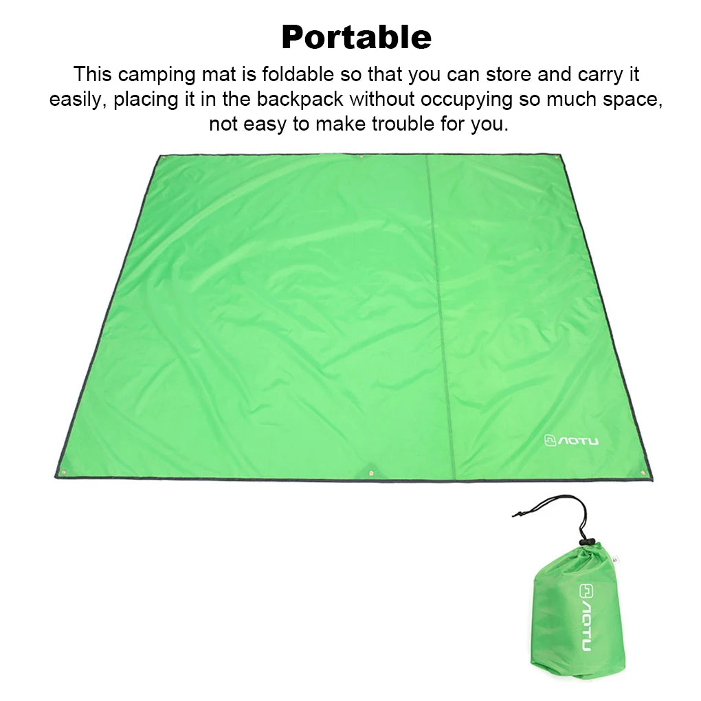 Portable Waterproof Camping Mat Outdoor Canopy Pad Tarp