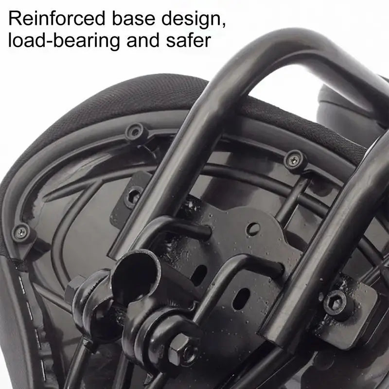 Bike Seat With Backrest .  Comfortable "Electric Scooter"  Saddle Bicycle Seat Cushion , Hollow Breathable for Road Tricycle