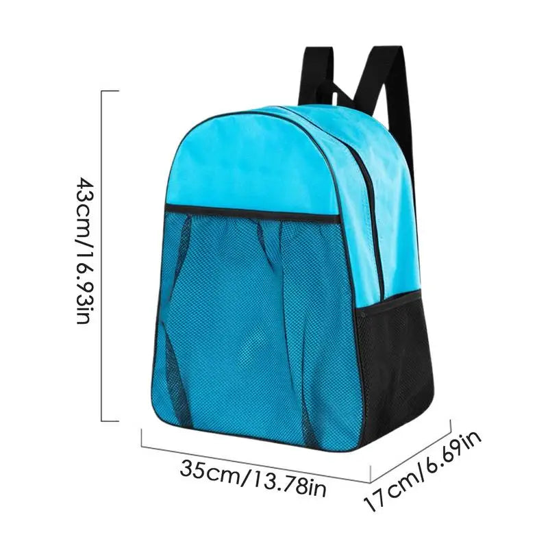 Roller Skates Backpack Compartmented
Comfortable, Portable ,  Waterproof - Skate Case 
 Multi-functional Sports Backpack For Knee pads