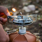 Portable Outdoor Camping Gas Stove 
with Adjustable Flame
 Small Lightweight Stove with Storage Bag for Hiking and Climbing