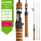 KUYING TETON  5'2" 6' 6'3" 6'4"6'2" 6'6"  Cane Spinning Rod &  Casting FUJI Carbon 1-4g 0.8-3g 2-10g M-Fast bfs