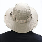 Sun shading hat, with chin strap