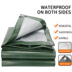 Multi Purpose Tarp Cover Waterproof Tarpaulin Sunscreen Multipurpose Protective Cover 6x10/10x13/13x16 Feet Heavy Duty Tarp