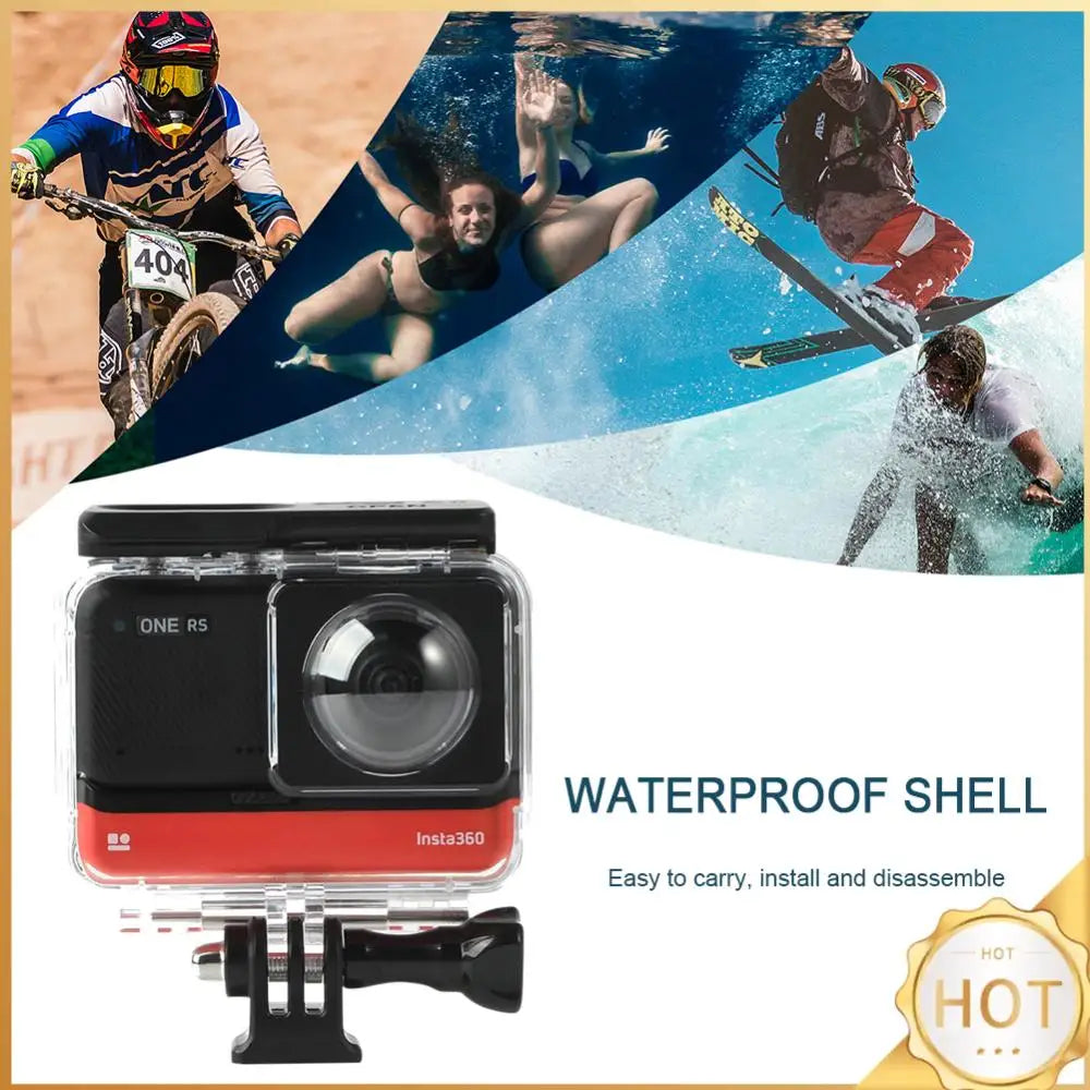 Waterproof Box Protective Shell Cover Portable Camera for Insta360 ONE RS Panoramic