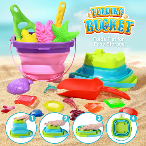 35pcs Beach Toys Summer Outdoor Games 
Sand Play Plastic Bucket,   Watering Bottle,   Shovels Kids Beach Water Game Toys gifts