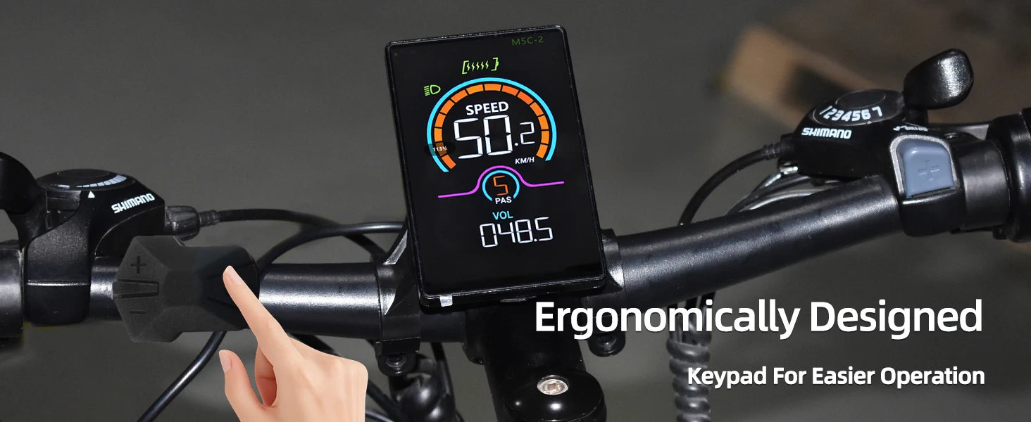 [Haytrix-US] Fatbike V20 Screen 
EBike LCD Display Bicycle Speedometer Cycling Computer