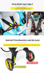 Baby Stroller Safety Car Seat 
Cart Carriage Lightweight Multi-functional
Travel System Baby Pushchair