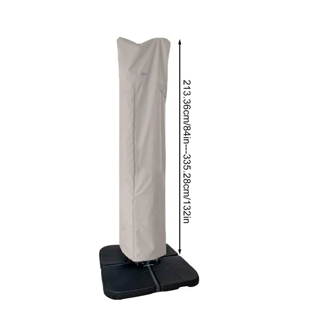 Umbrella Cover Patio Waterproof Market Parasol Cover With Zipper For 7-13ft Outdoor Cantilever Offset Outdoor Umbrellas Cover