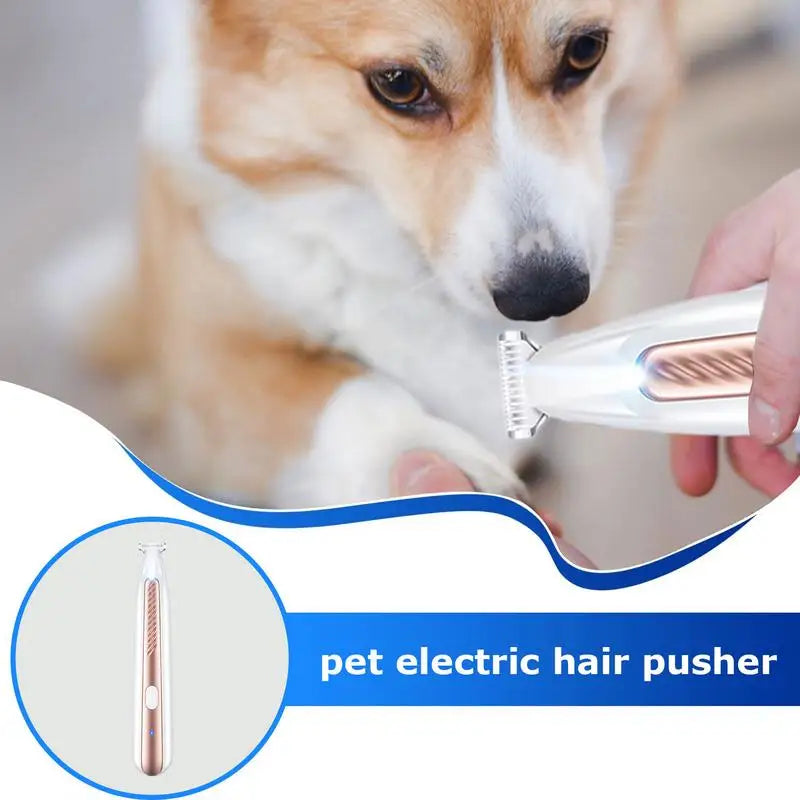Portable Dog Paw Trimmer with Led Light Rechargeable Cordless Nail Grinder 
Shaver for Cats dogs Other Pets Nail Grooming Tools