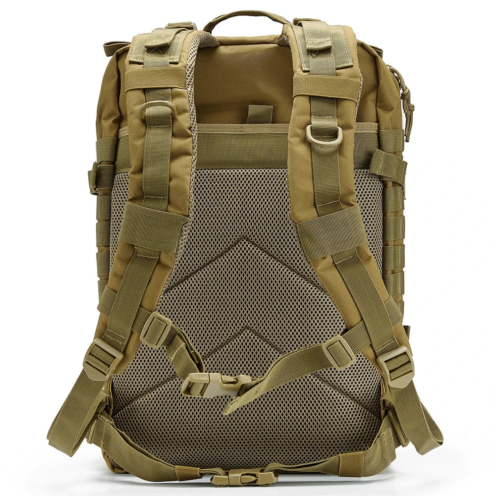 45L Man Tactical Backpacks Traveling  Outdoor 3P School Pack EDC Molle Pack