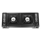 Butane Gas Camping Stove 
Dual Burner Portable Outdoor Grill for Picnic Hiking Trekkin