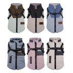 Pet Dog Jacket With Harness 
Winter Dog Clothes For Small Large Dogs 
Warm Waterproof  Coat Chihuahua