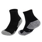 6 pairs Outdoor sports socks 
Thickened towel bottomed hiking 
 Sweat-absorbing short tube sports running Men / women