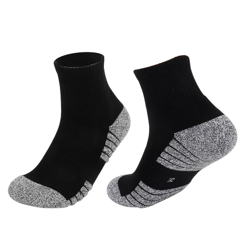 6 pairs Outdoor sports socks 
Thickened towel bottomed hiking 
 Sweat-absorbing short tube sports running Men / women