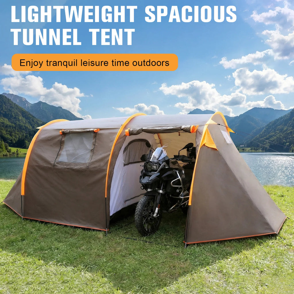 Oxford 2-Person Bikepacking Tent 
Windproof-- Lightweight-- Rainproof Waterproof
 Motorcycle Tent for Camping Hiking Cycling