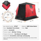 SucceBuy Portable Ice Shelter Insulated
Pop-Up Ice Tent with Carrying Bag