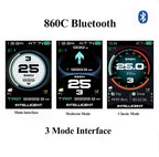 Bafang LCD Color Display Instrument 36V 48V 52V P860C 860C P850C 600C C965 DPC18 BF-UART Protocol Bluetooth 750W Motor E-bike