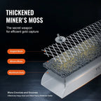 VEVOR 50" 12" Complete Sluice Box Gold Panning Kit Aluminum Alloy Gold Mining Equipment  Prospecting Kit