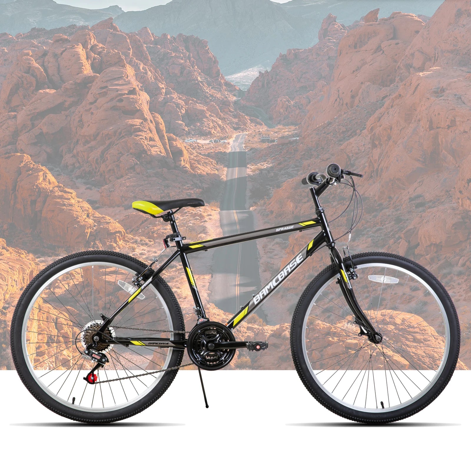 Hiland 24 26 inch Mountain Bike for Men Women, 21 Speeds 
High-Carbon Steel Frame, Sport Cycling MTB Bicycle for Adult