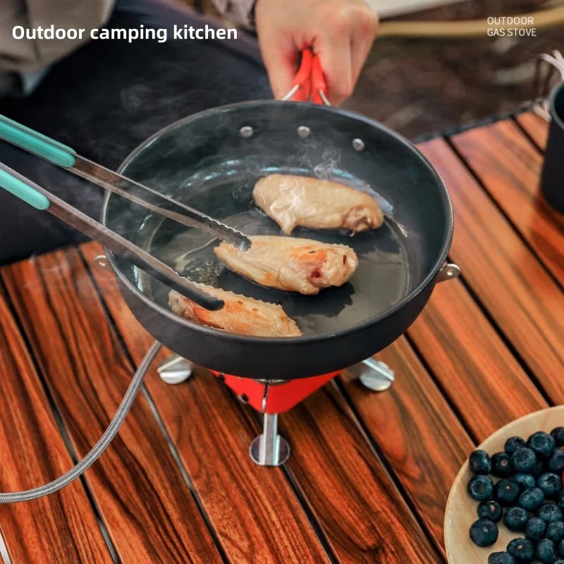 Portable Burner  for Camping.
 Foldable Windproof Outdoor Gas  Stove 
for Backpacking, Camping ,Hiking, Picnic , BBQ Grill